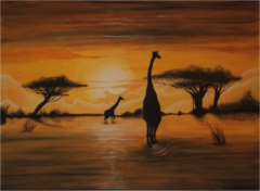 Afrikabild, Savanne