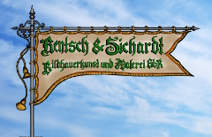 Andreas Rentsch, Anja Sichardt 2016: Firmenlogo der Rentsch & Sichardt Bildhauerkunst und Malerei GbR, digitalisierte Endfassung