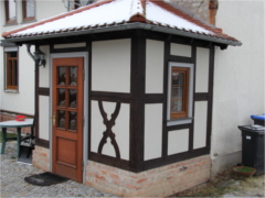 Andreas Rentsch 2008: Vorbau Nebeneingang, Endzustand