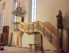 Zwischenzustand der Kanzel in der Oberkirche zu Arnstadt